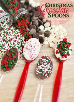 Make your very own Christmas Chocolate Spoons ... these make GREAT gifts! 