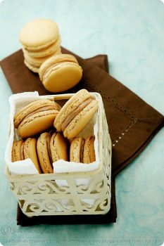 Spiced Chai Latte and Salted Caramel Macarons (01) by MeetaK